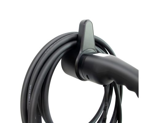 Motorwerk latauslaitteen seinäteline ja kaapelipidike
