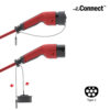 eConnect Latauskaapeli Punainen 32A 20kW – kuva 3